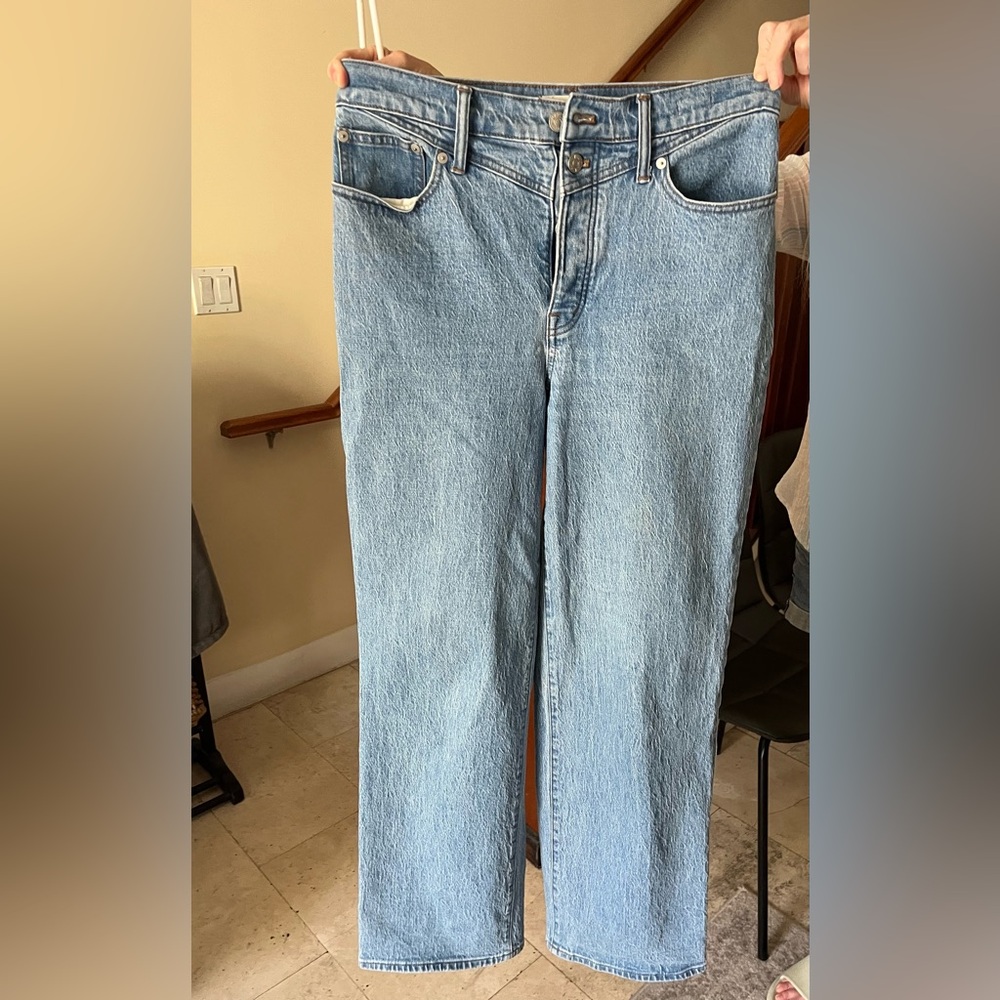 Madewell Light Blue Straight Jeans